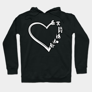 Physical Therapy cute love Therapist PT Therapy Assistant Hoodie